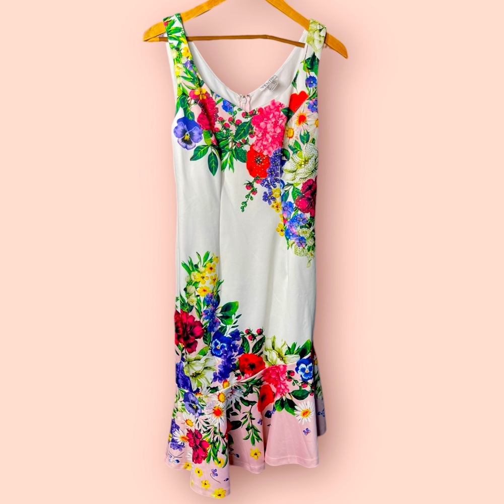 IslandDreamsSparkleInVenusFloralGownPerfectForTropicalWeddingsAndBeachParties